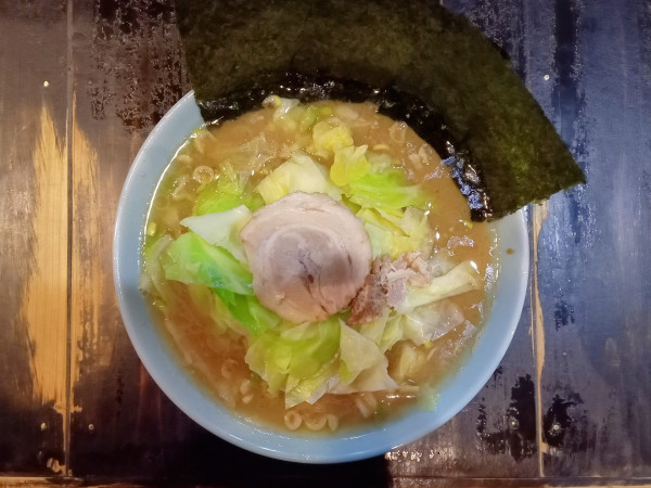 「キャベツラーメン」@らーめんありがた家の写真