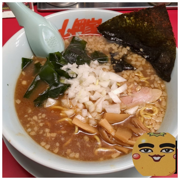 「プレミアム醤油とんこつ」@ラーメン山岡家 鶴ヶ島店の写真