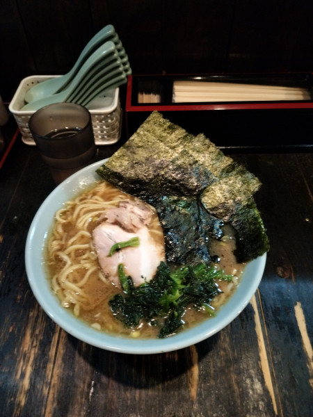 「ラーメン中盛り」@らーめんありがた家の写真