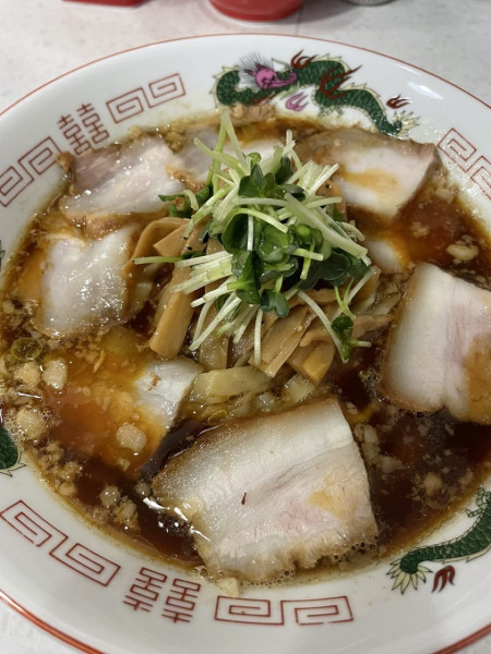 「限定 平打ち手もみ麺サバブラック」@ラーメン星印の写真