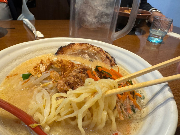 「福島味噌らーめん1133円　炙りチャーシュートッピング」@麺場 田所商店 行徳店の写真