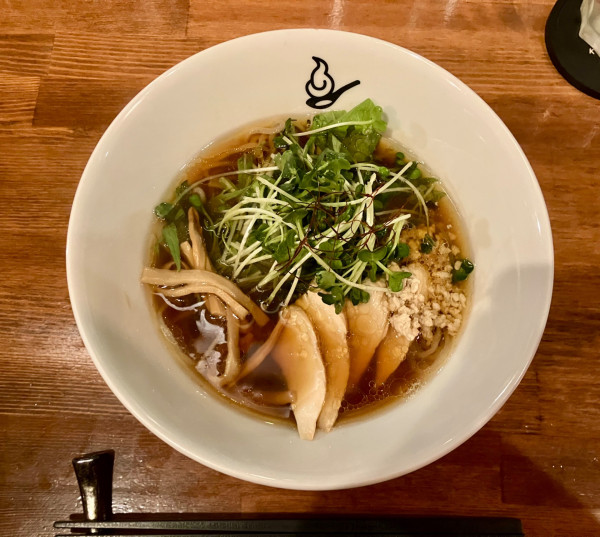 「くんそば煮干 950円」@麺屋 KEMURIの写真