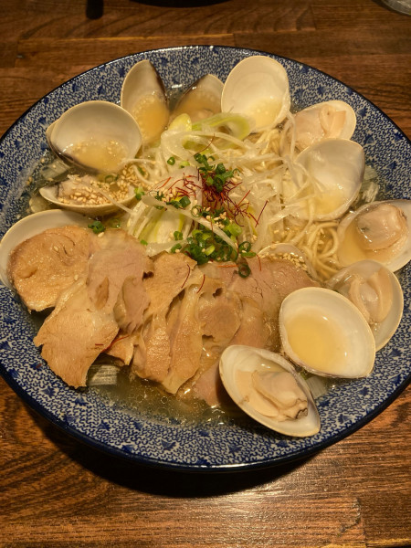 「はまぐりラーメン（大盛り）＋チャーシュー」@和風楽麺 四代目 ひのでやの写真