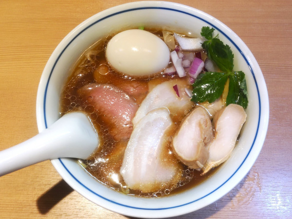 「牛貝清湯 特製醤油そば」@中華そば 仙道の写真