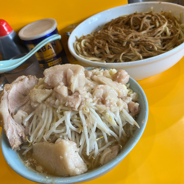 「限定 可似つけ麺 麺増し600g しょうが お魚天国」@ラーメン二郎 八王子野猿街道店2の写真