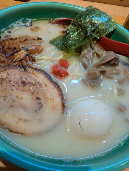 「鶏白湯らーめん(太麺)」@麺匠 喜楽々の写真