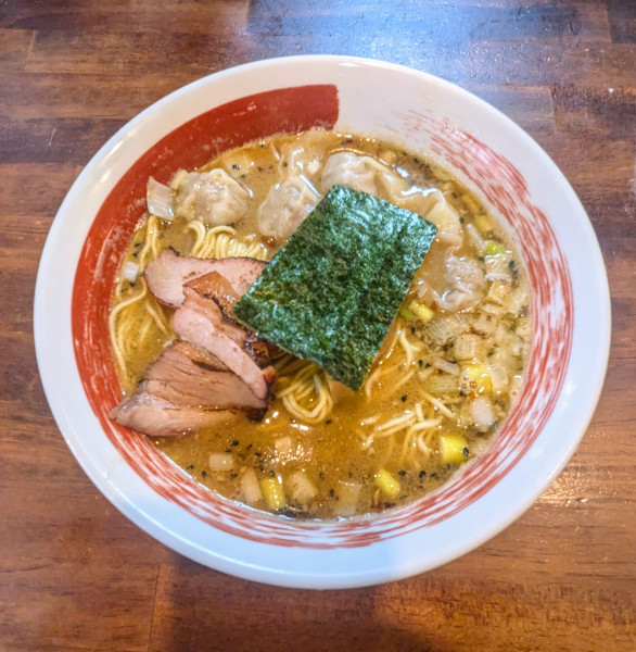 「味噌ワンタンメン 1,100円」@麺屋 悠の写真