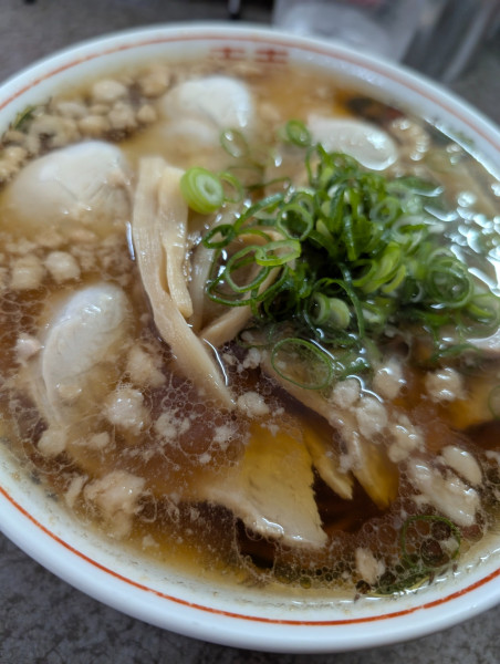 「チャーシューそば」@つたふじ 福山支店の写真