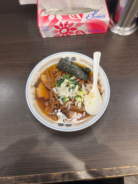 「メンマラーメン」@えーちゃん食堂の写真