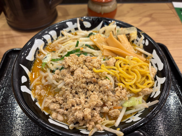 「野菜たっぷり百年味噌ラーメン1078円」@マルキン本舗 土浦イオン店の写真