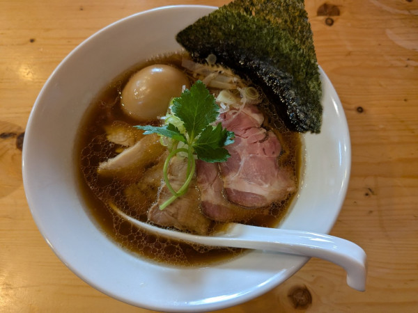 「特製醤油 1500円」@麺や晴心の写真