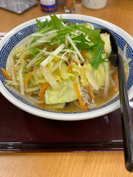 「野菜たっぷり味噌ラーメン」@山田うどん 田名店の写真