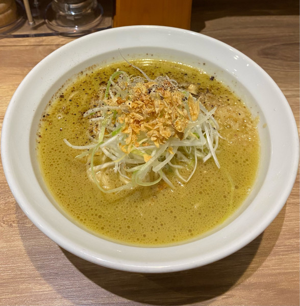 「[限定]グラップラー牡蠣そば, 和え玉あかもく(麵ハーフ)」@麺庵 利休の写真