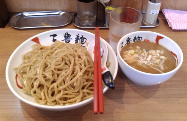 「濃厚魚介つけ麺大盛(890円)」@三豊麺 人形町店の写真