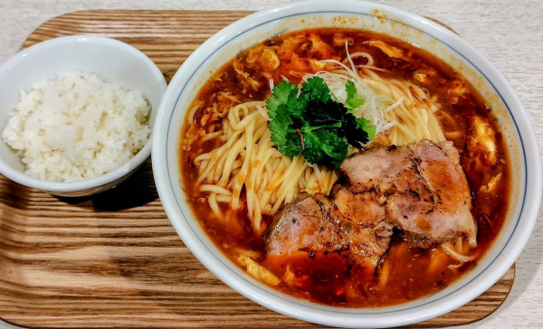 「【限定】酸辣湯麺（大盛り）　1150円」@麺と飯 一真の写真