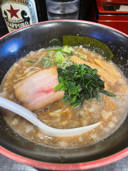 「豚骨ラーメン 魚介」@三鷹食堂いなりの写真