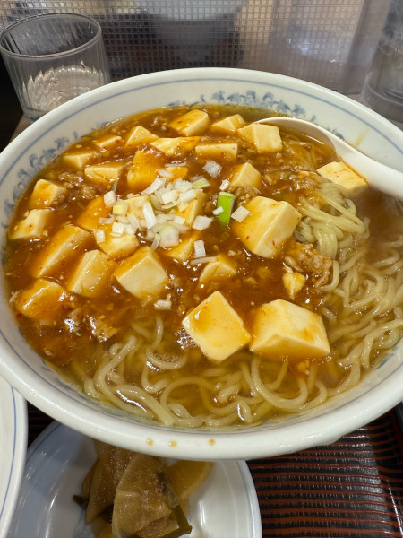 「マーボ豆腐ラーメン」@ぎょうざの満洲 北浦和西口店の写真