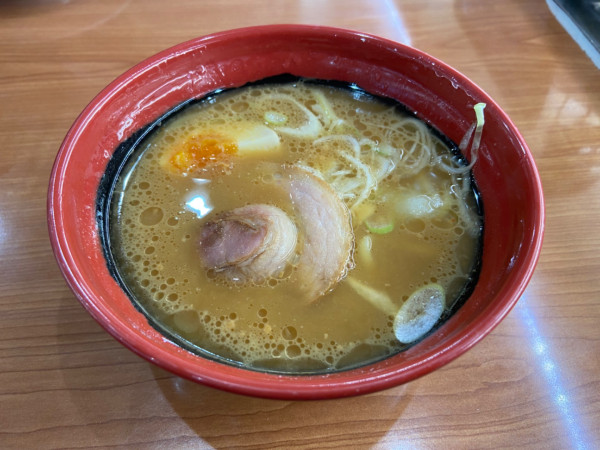 「味噌らーめん(490円)」@無添くら寿司 水戸酒門店の写真