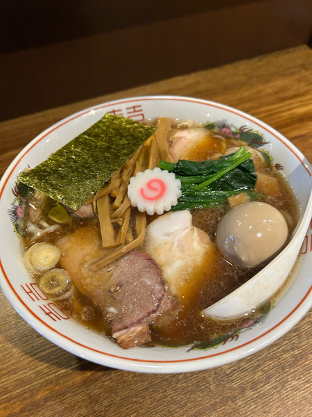 「味玉焼豚生姜醤油ラーメン」@神保町 可以の写真