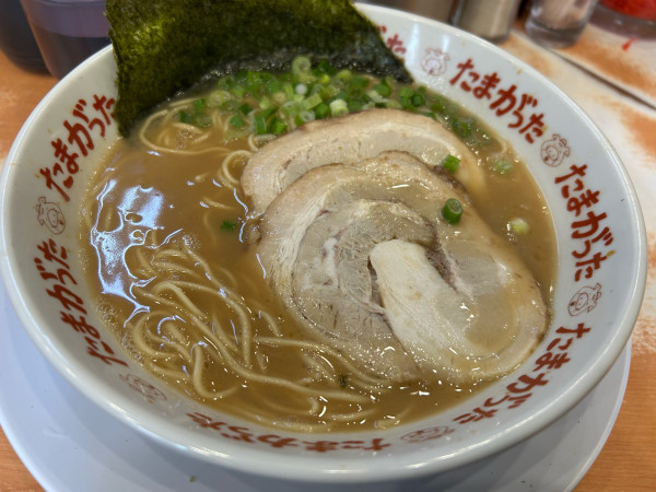 「らーめん(かため)」@九州大分らぁめん たまがった 西口店の写真