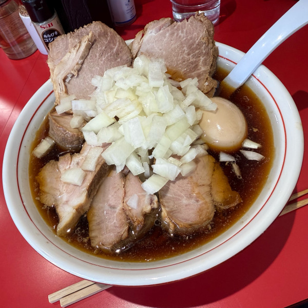 「竹岡式ラーメン並・全マシ」@竹岡式ラーメン 世良の写真