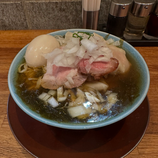 「生海苔煮干しそば」@麺処 青野の写真