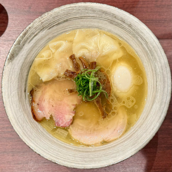 「特製らぁ麺 塩（麺少なめ）¥1,450」@らぁ麺 花筏の写真