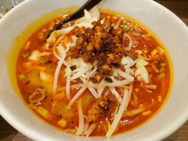 「味噌刀削麺＋半炒飯セット」@川味坊 鶴見店の写真