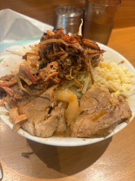 「ラーメン(ヤサイニンニクアブラ)」@ラーメン 池田屋 高田馬場店の写真