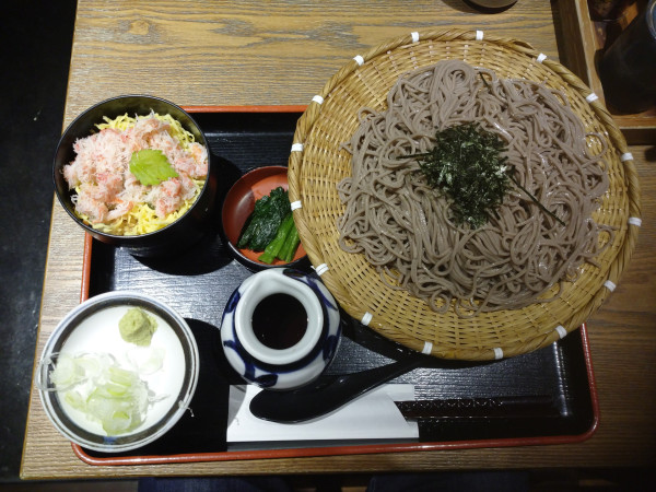 「紅ずわい蟹ご飯定食（1,200円）」@信州そば処 そじ坊 川崎アゼリア店の写真