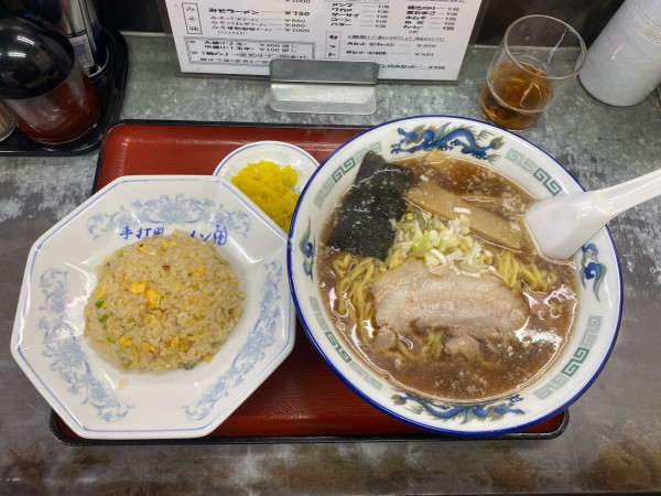 「らーめんAセット中盛り」@田の写真