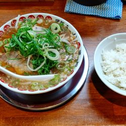 ラーメン+小ライス、唐揚げセット