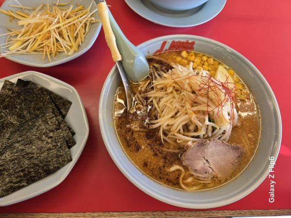 「G系もやし味噌」@ラーメン山岡家 谷田部店の写真