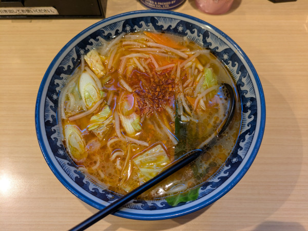 「辛口タンメン:1,200円」@福徳の写真