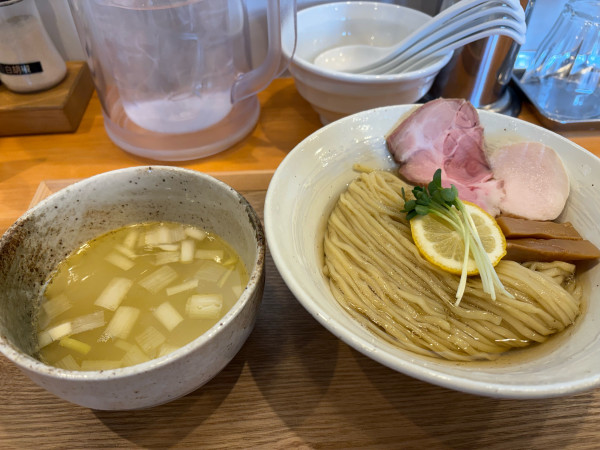 「昆布水つけめん塩980円」@HARE tokidoki MUGIの写真