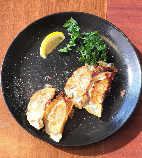 「(限定)カキ餃子 660円＋税」@ヒデジン餃子の写真