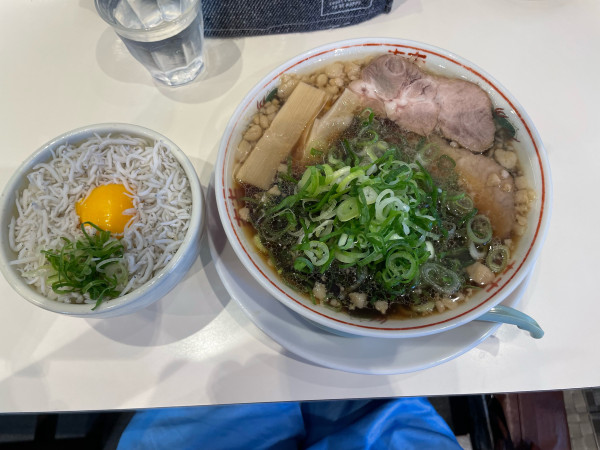 「ラーメン(セットC)」@尾道ラーメン 丸ぼしの写真