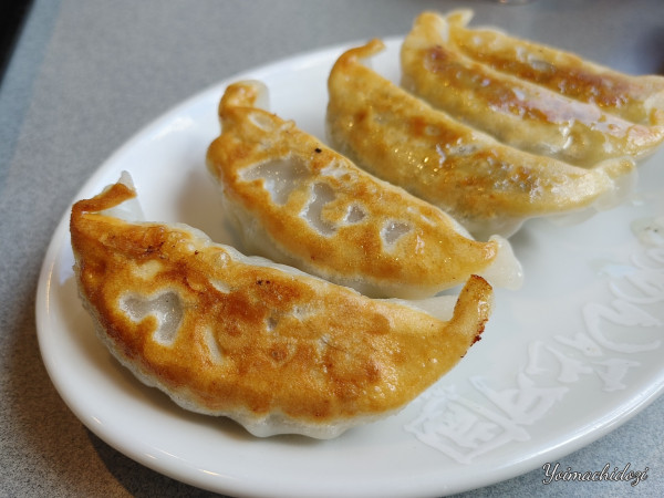 「餃子（５個：390円）　※無料クーポン使用」@らあめん花月嵐 鴻巣店の写真