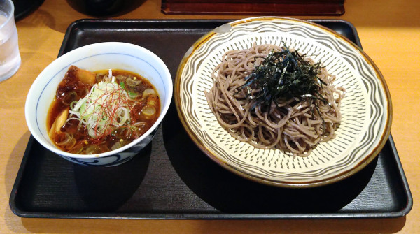「鶏つけ蕎麦」@つけ蕎麦 安土 高田馬場本店の写真