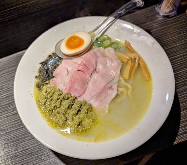 「特製牡蠣塩1100円」@中華蕎麦 無冠の写真