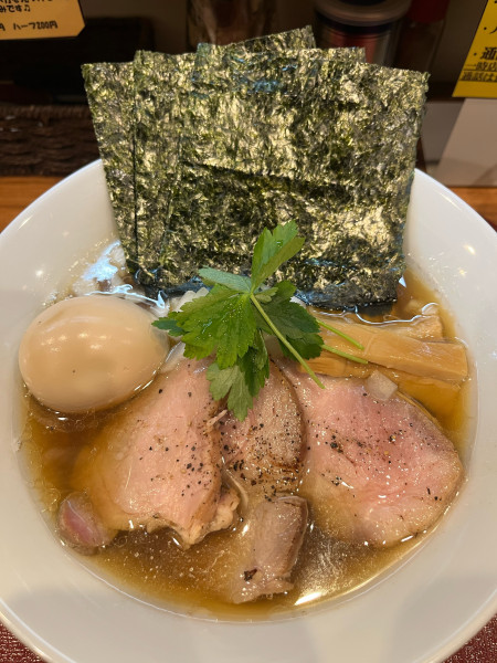 「特製煮干し中華そば」@煮干し中華蕎麦 彩葉にの写真