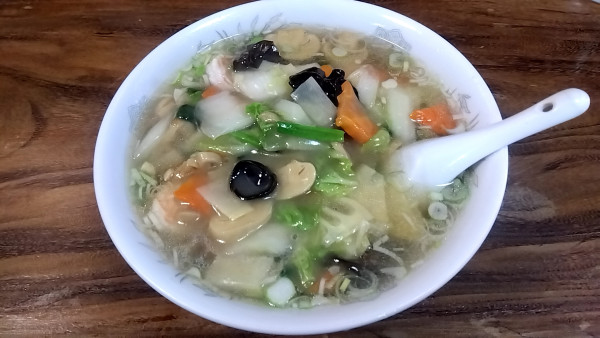 「エビそば（９００円）」@中華居酒屋 そのだの写真