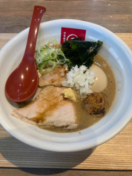 「味玉煮干ラーメン」@中華盛そば ◯三亭の写真