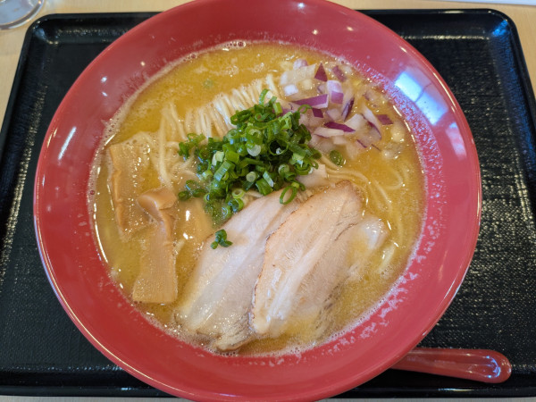 「【甲殻堂】濃厚ウニそば（大盛）」@ラーメンカーニバル 上田店の写真