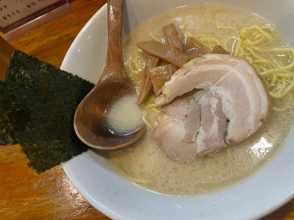 「一指禅ラーメン＋海苔・バリカタ：880円」@一指禅 川越新宿店の写真