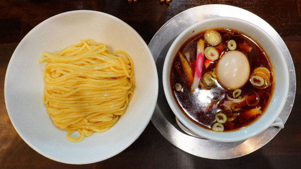 「つけ麺+味玉+瓶ビール」@自家製麺 うるちの写真