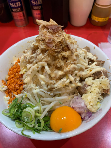 「まぜそば (1,050円)」@用心棒 市ヶ谷飯田橋の写真
