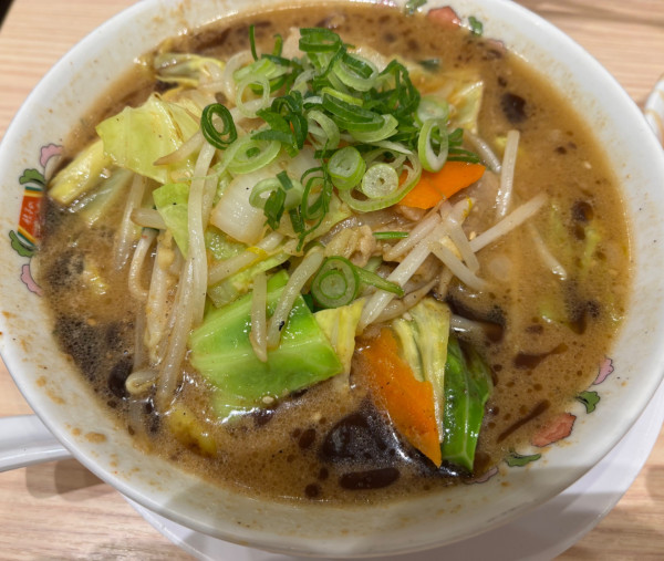 「[限定]焦がしニンニク味噌ラーメン」@餃子の王将 イオン天王町店の写真