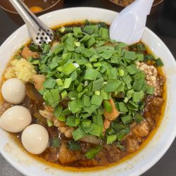 スタ漫　具増し　ニラ　まさお　麺半分　たまご