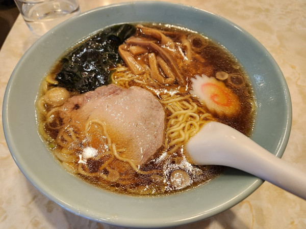 「ラーメン半チャーハン」@千成飯店の写真